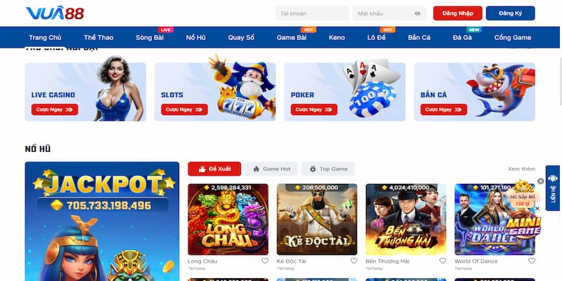 Nét đặc trưng chính là yếu tố tạo nên đột phá và sức hấp dẫn cho vua88
